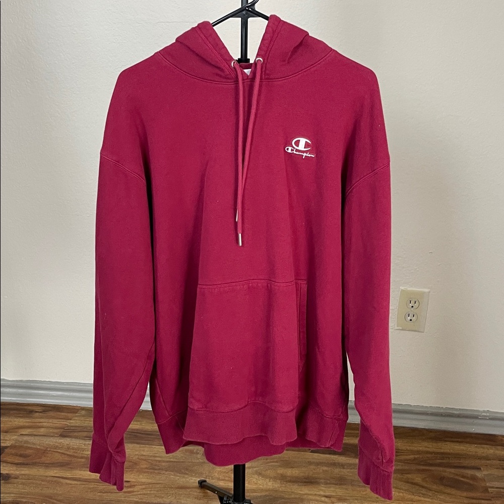 Champion Maroon Pullover Hoodie